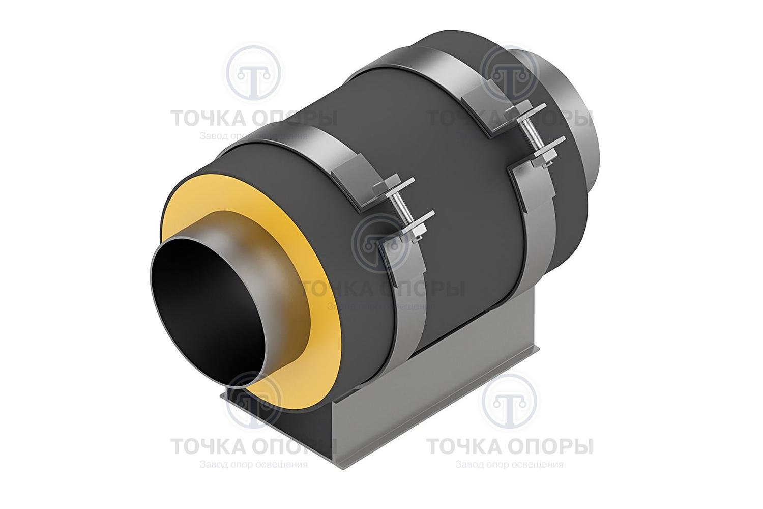 Скользящая опора СПО 159/315.200 подкладная для труб в ППУ