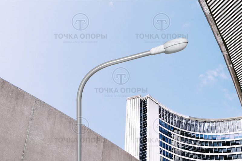 К1-2,0-2,0-Ф4 консольный однорожковый кронштейн