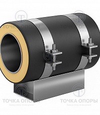 Скользящая опора СПОк 273/400.200 подкладная канальная для труб в ППУ