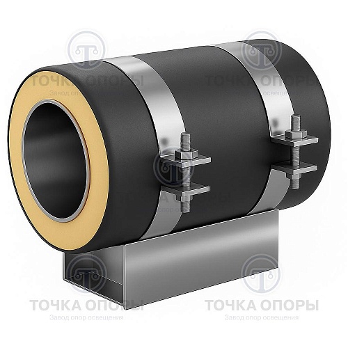 Скользящая опора СПОк 530/710.100 подкладная канальная для труб в ППУ
